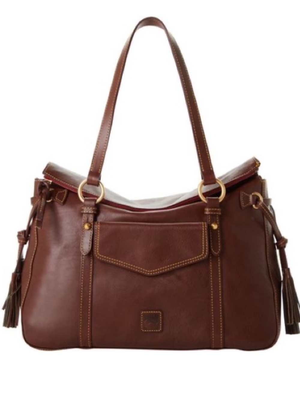 Dooney & Bourke Florentine Leather Toledo Shoulder‎ Satchel Bag
